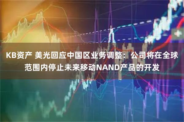 KB资产 美光回应中国区业务调整：公司将在全球范围内停止未来移动NAND产品的开发